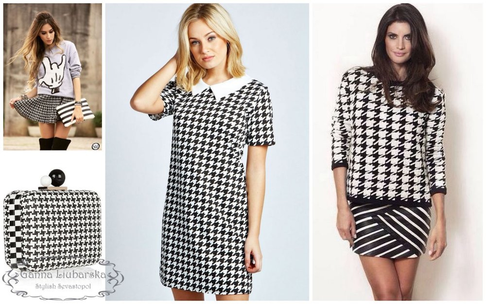 Юбка гусиная лапка