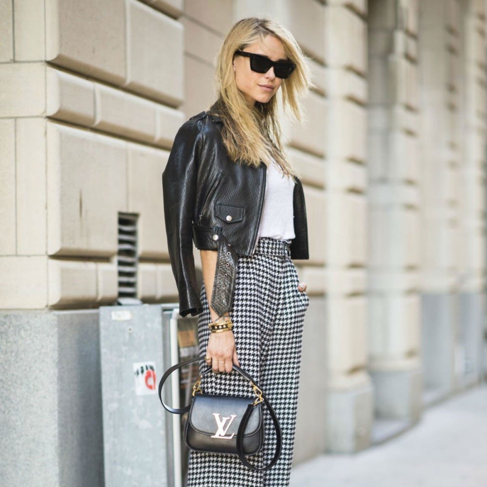 Юбка гусиная лапка