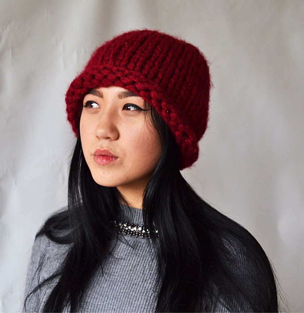 Шапка из мохера