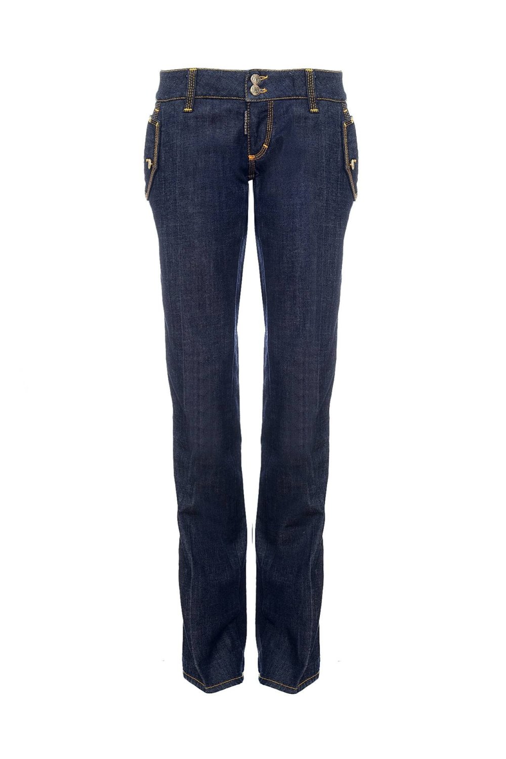 Джинсы с косыми карманами женские