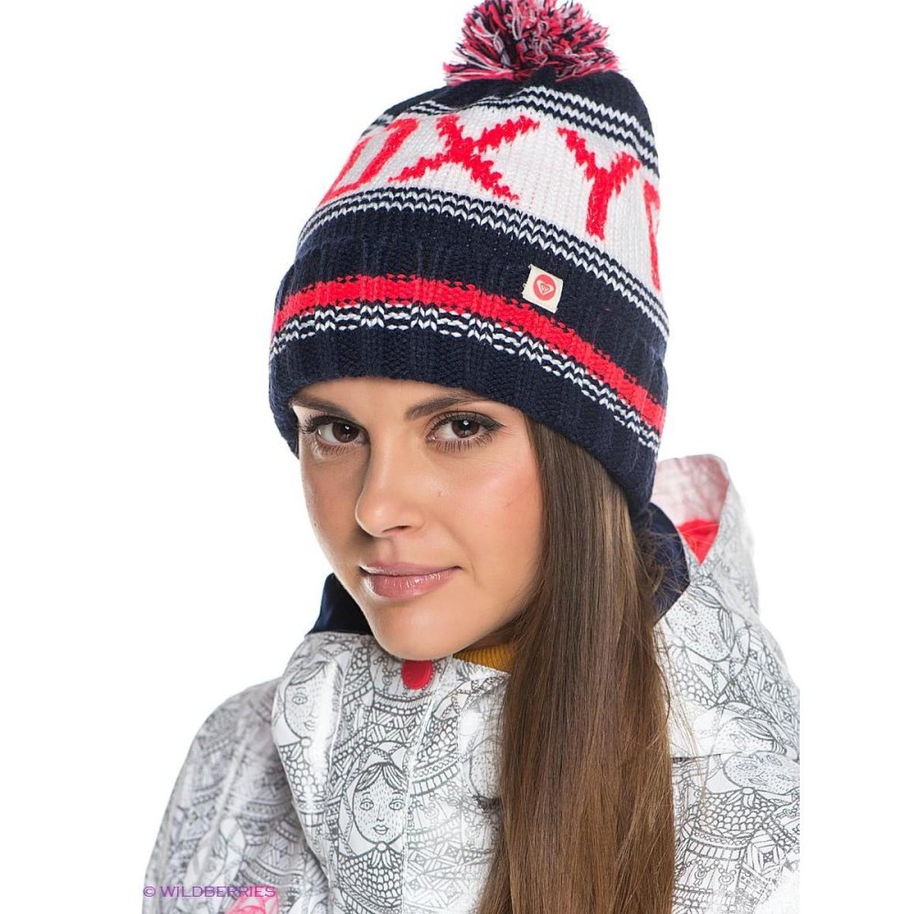 Вязаные шапки с пуговицами