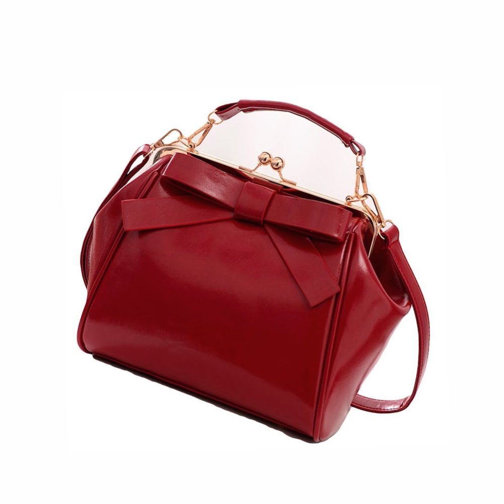 Сумки с замком поцелуйчик