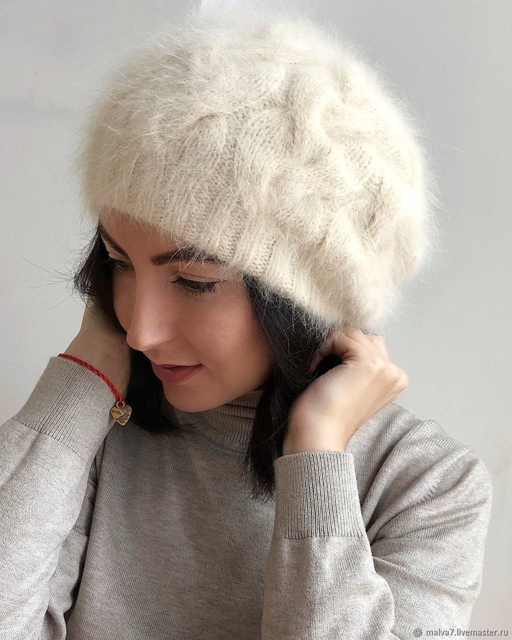 Шапка из ангоры Камиль арт10892472