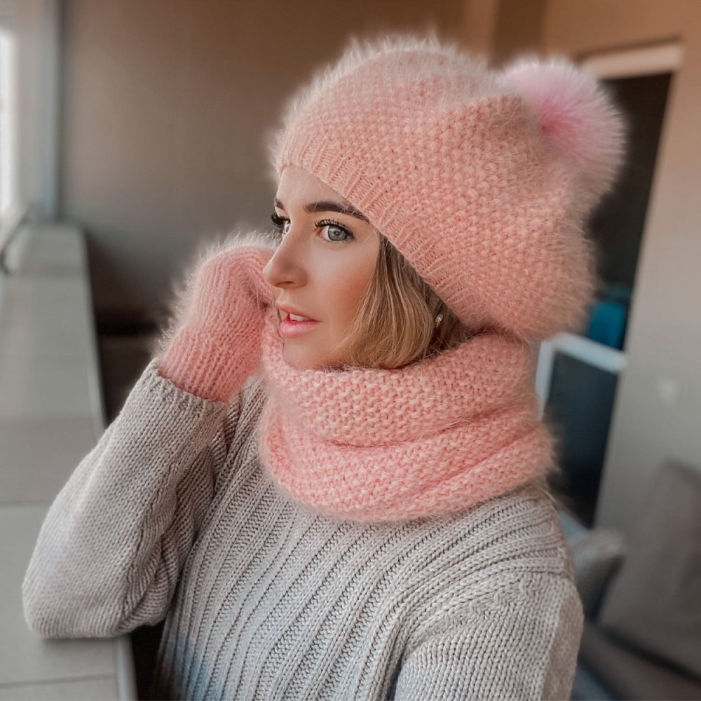 Шапка такори из ангоры