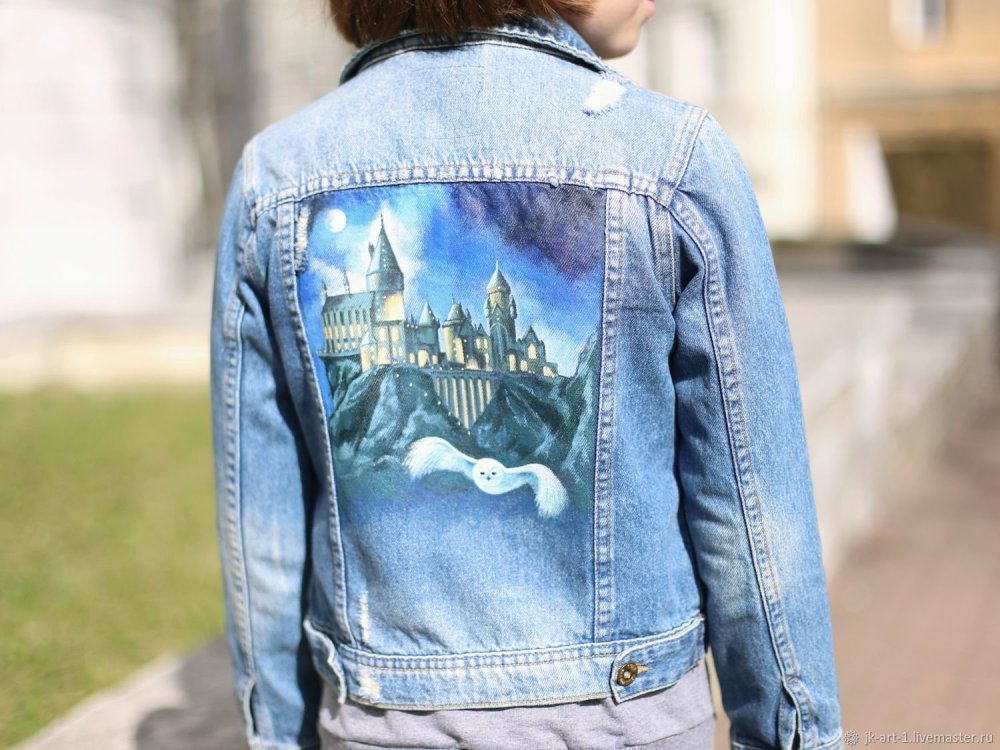 Роспись джинсовой куртки