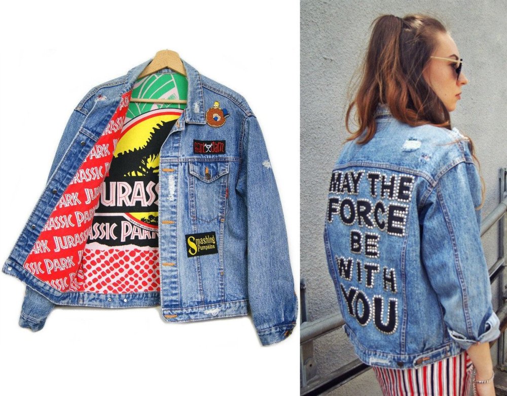 Надписи на джинсовку