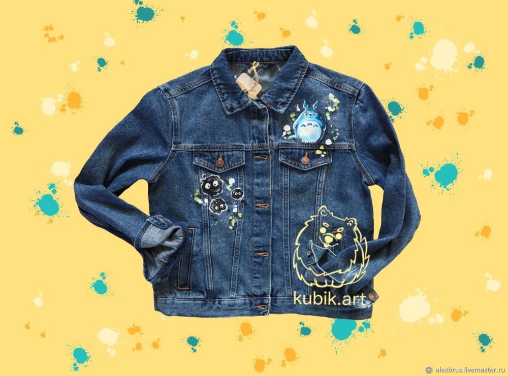 Расписанная джинсовка