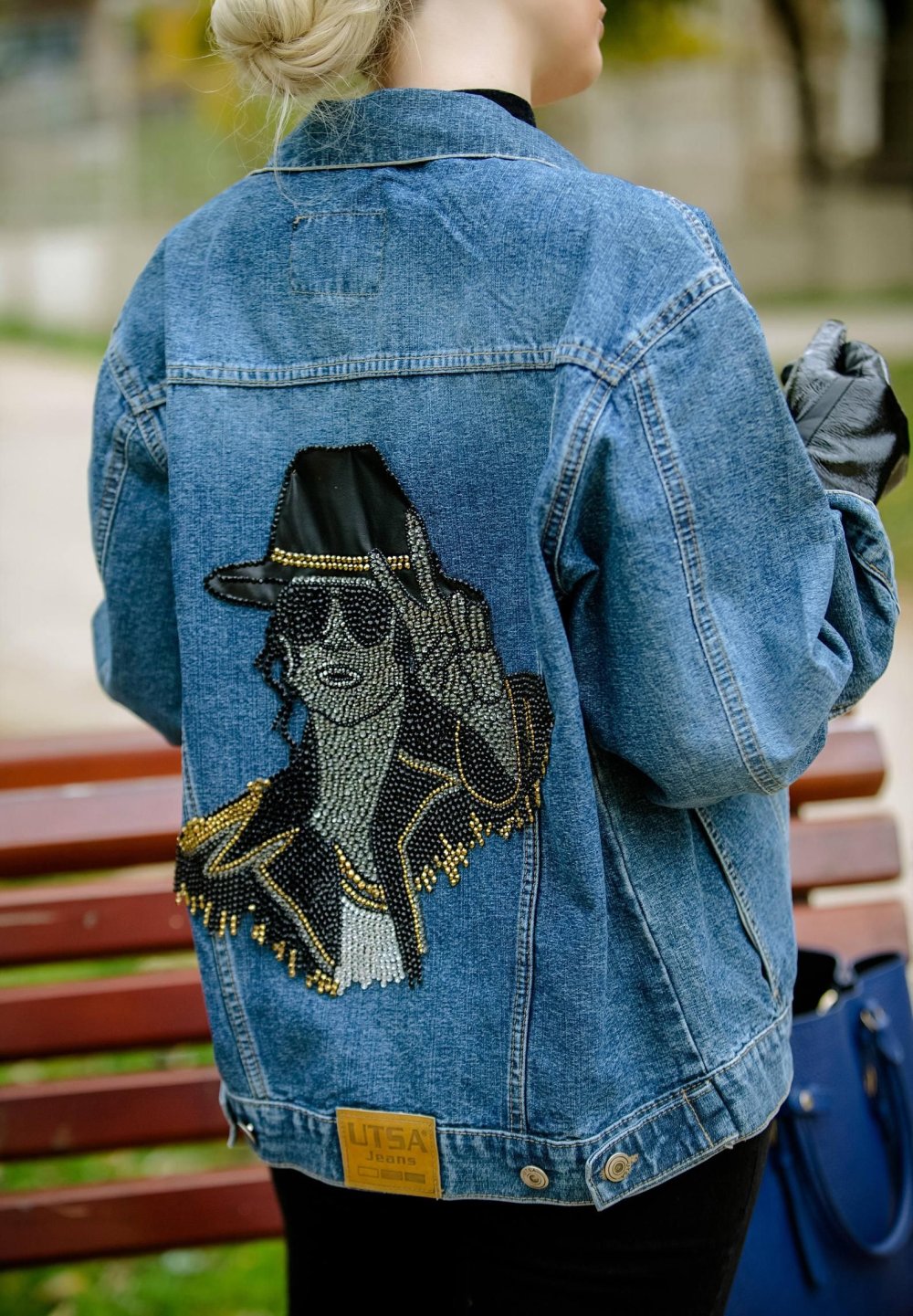 Майкл Джексон на джинсовке