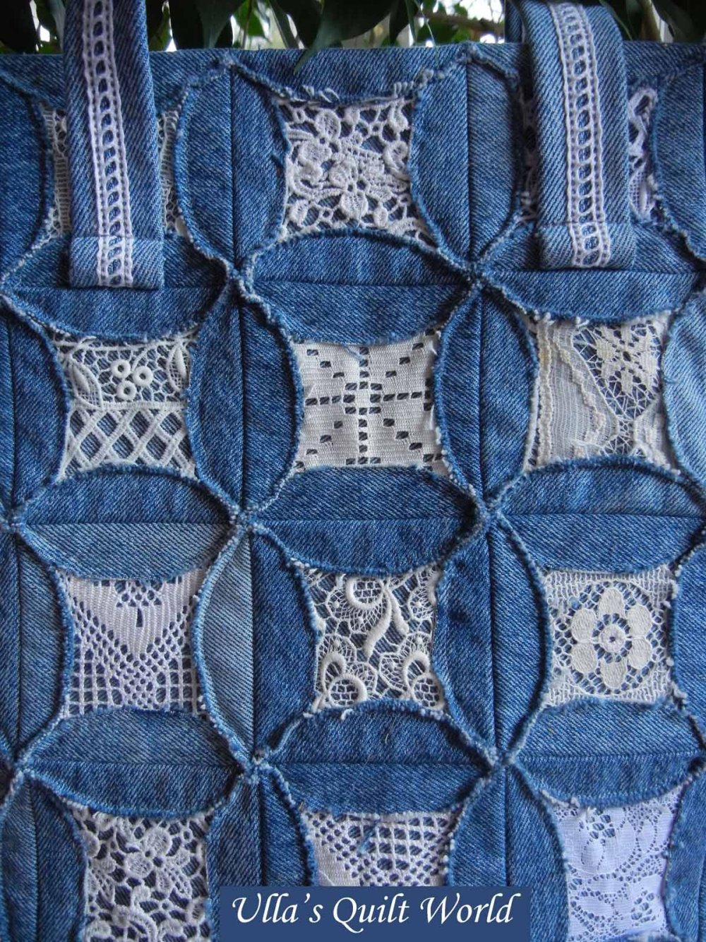 Подушка Rag Quilt джинс