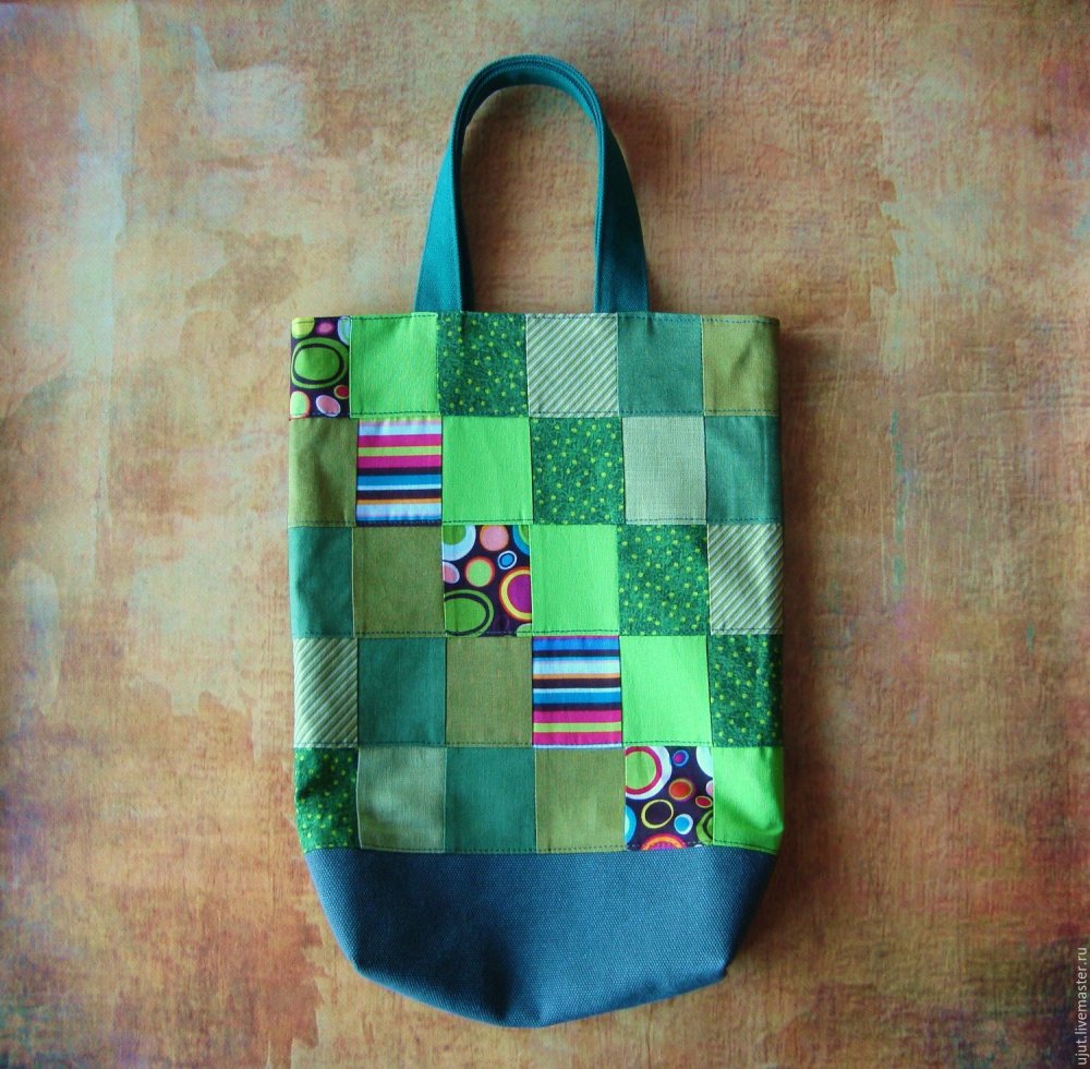 Летняя сумка в стиле пэчворк