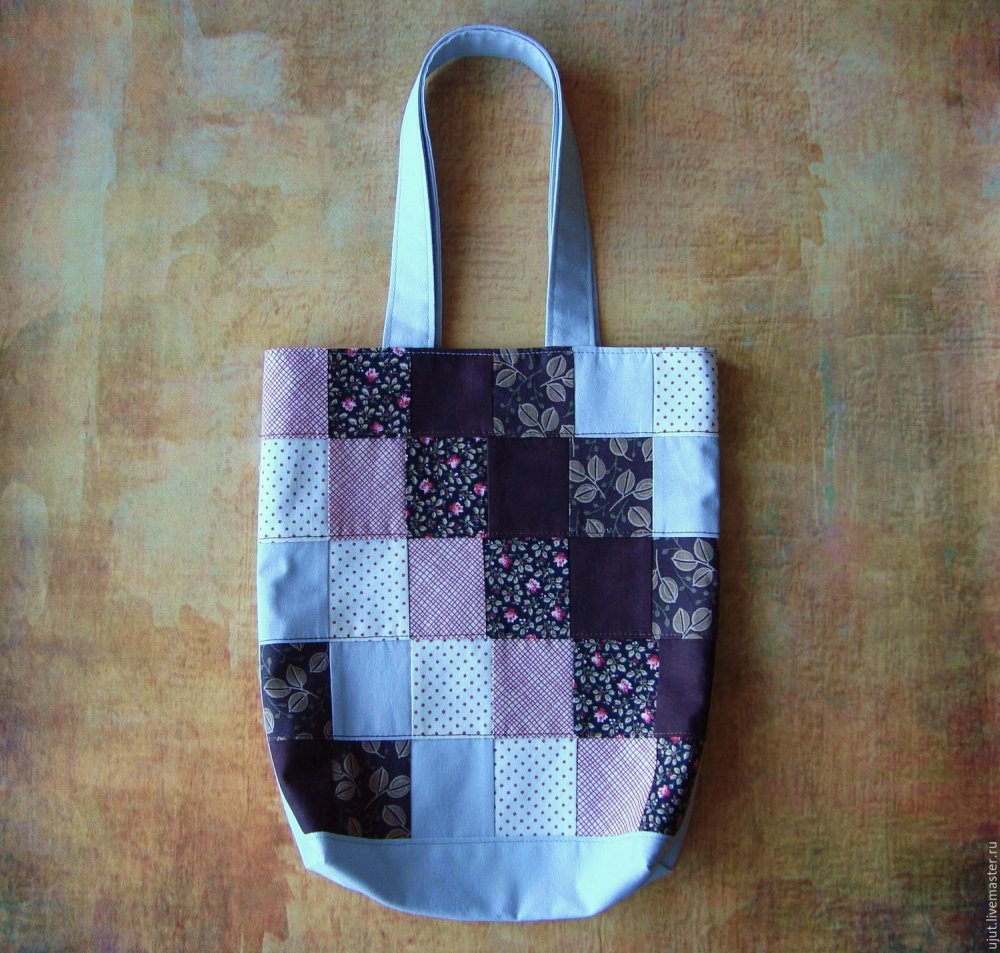 Пэчворк сумки из пальтовой ткани
