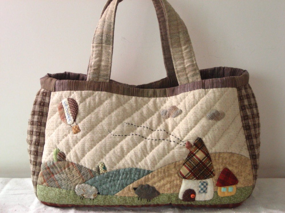 Пляжная сумка из Лоскутов