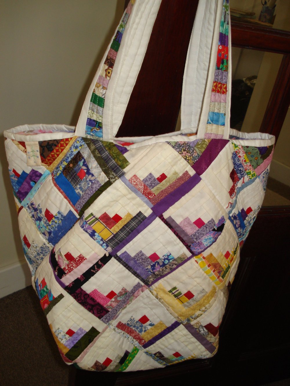 Шитье сумок из лоскутков