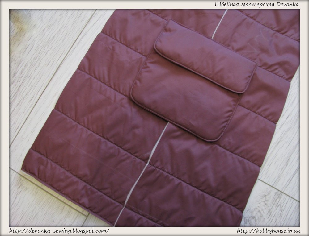 МК накладные карманы на куртку