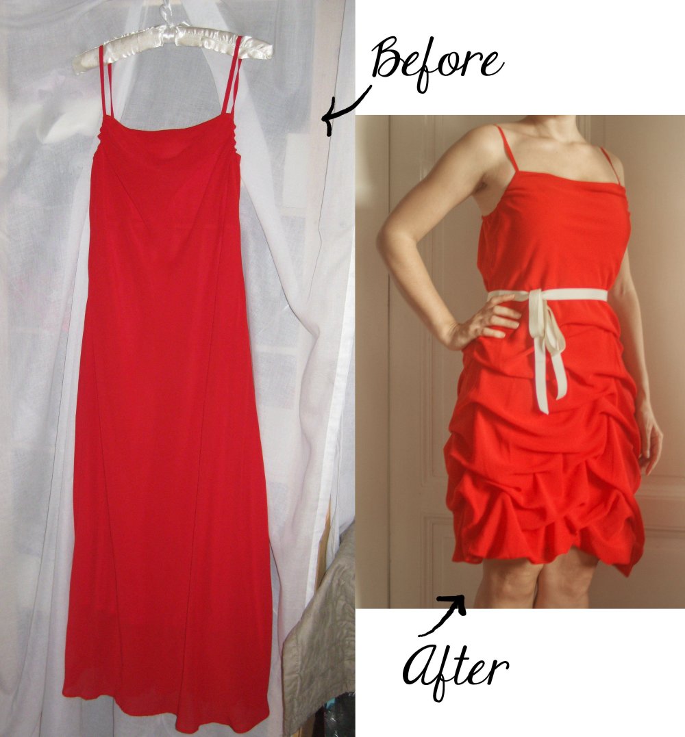 Сарафан из джинсовых брюк