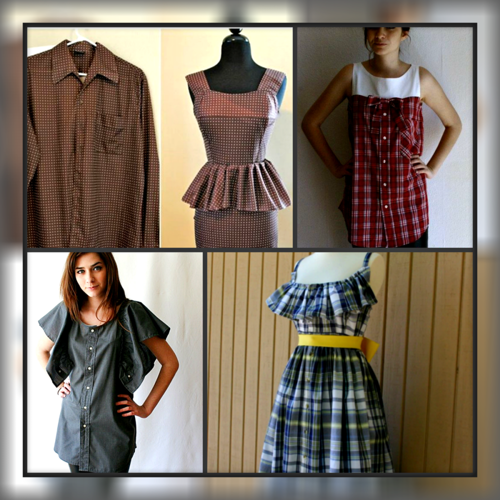 Шьем из старых джинсов платье