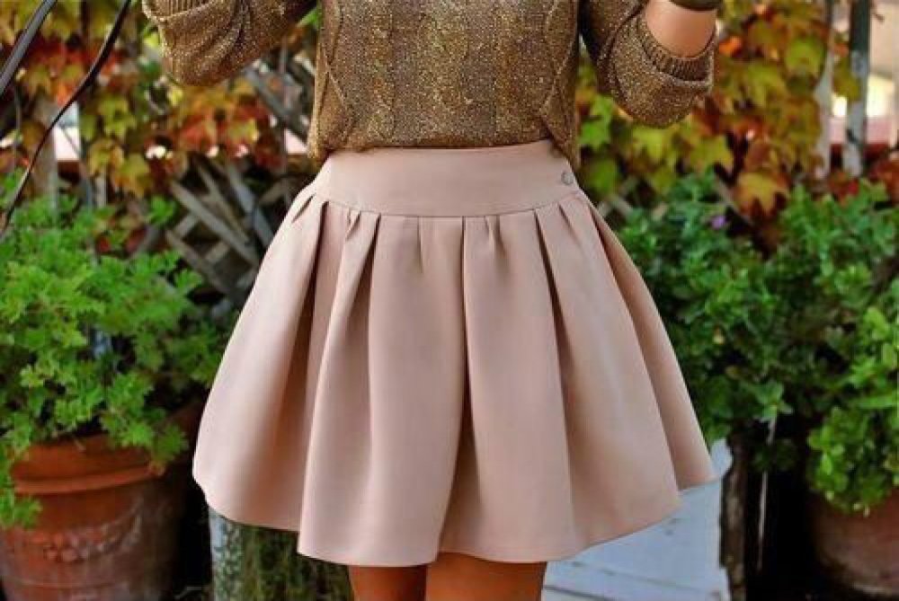 Юбка с оборками