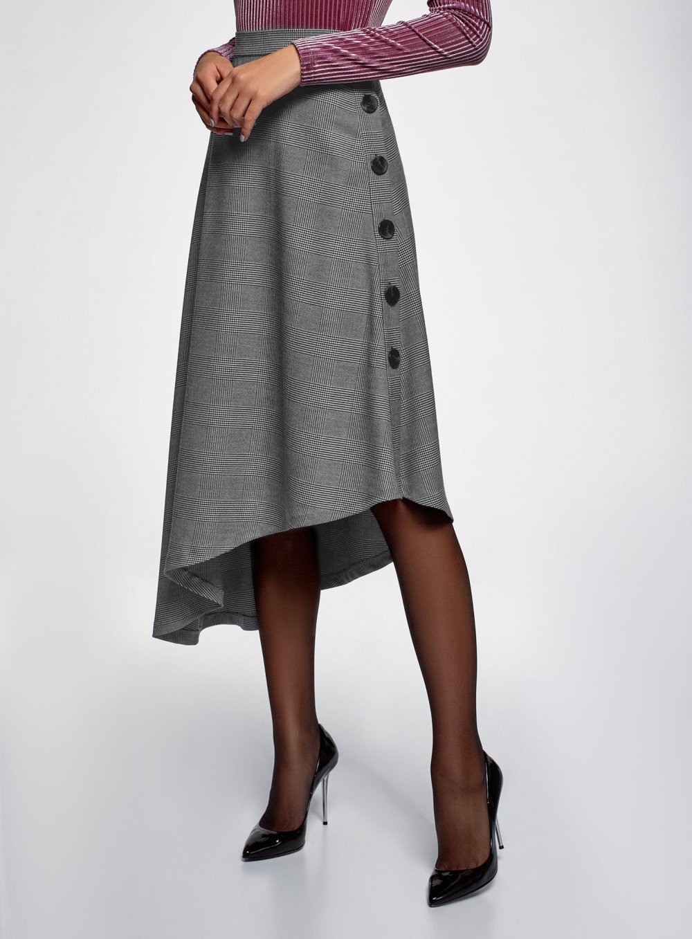 Юбка в складку на резинке