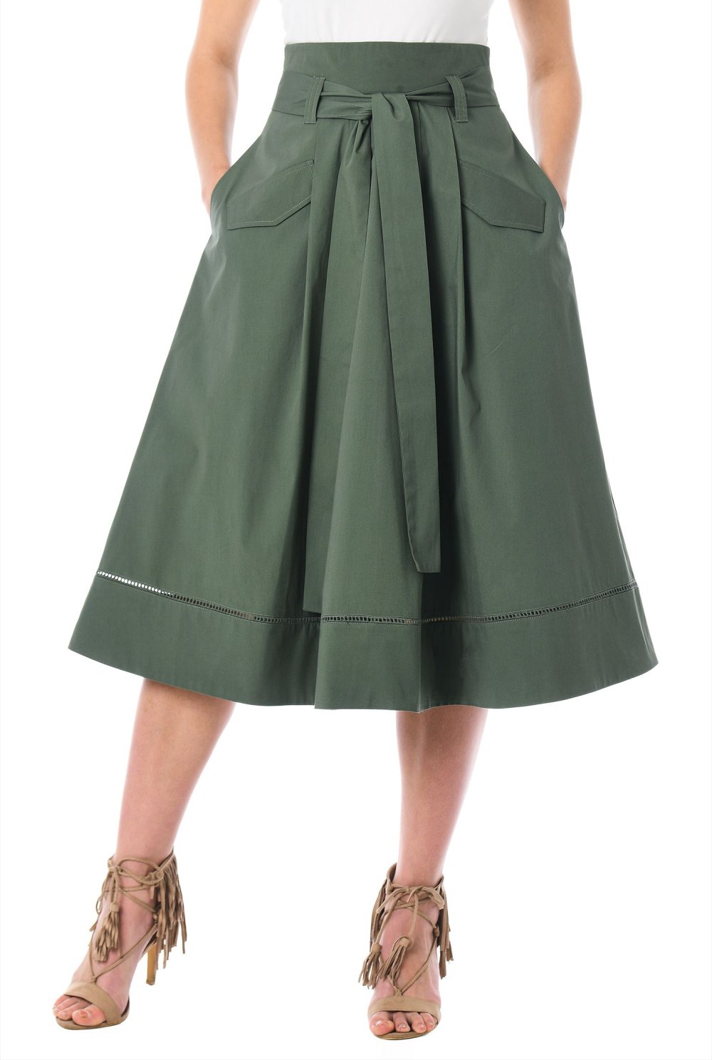 Юбка с рюшами