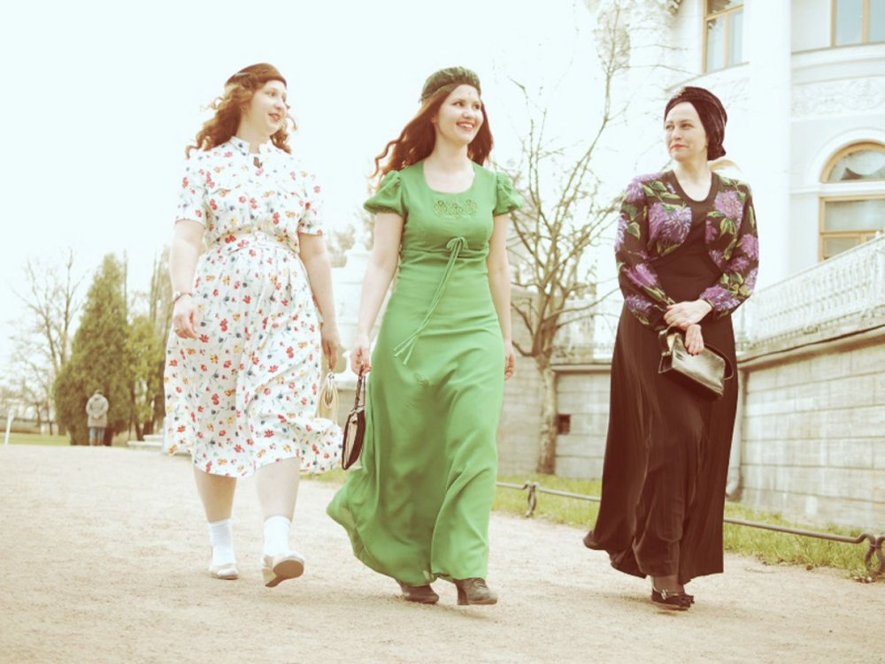 Платья в винтажном стиле