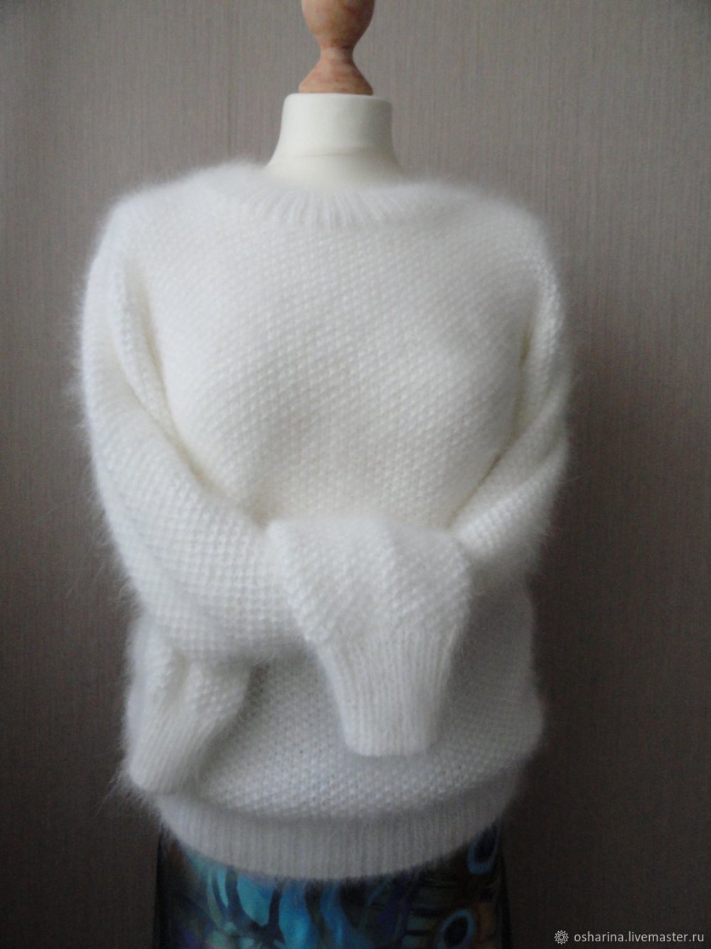 Джемпер из пуха норки