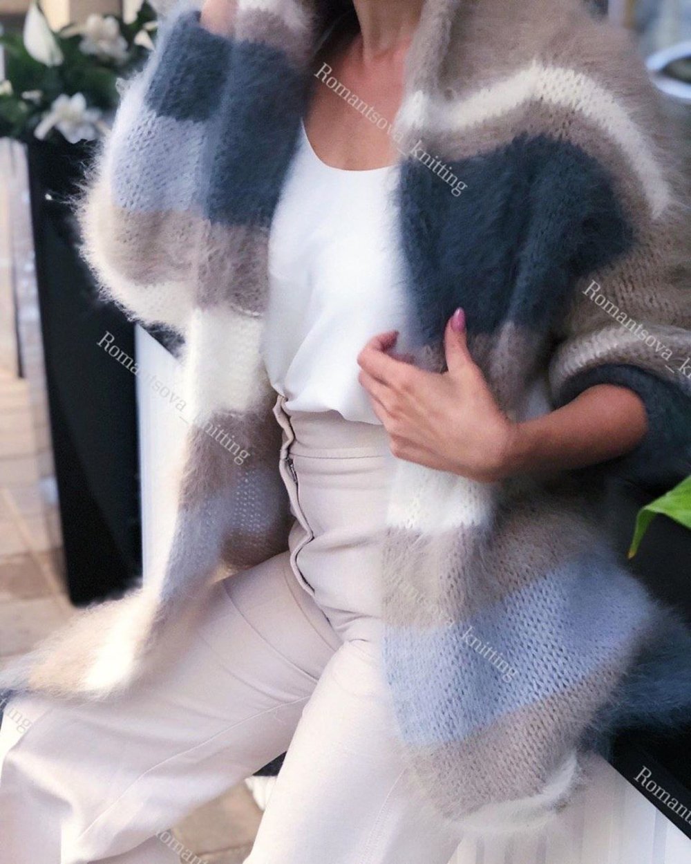 Свитер из пуха норки