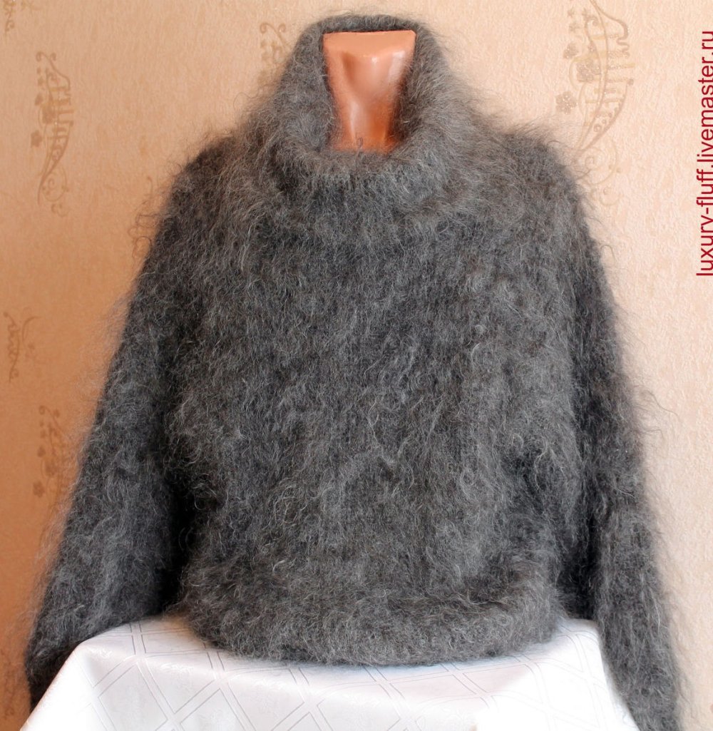Джемпер из пуха норки