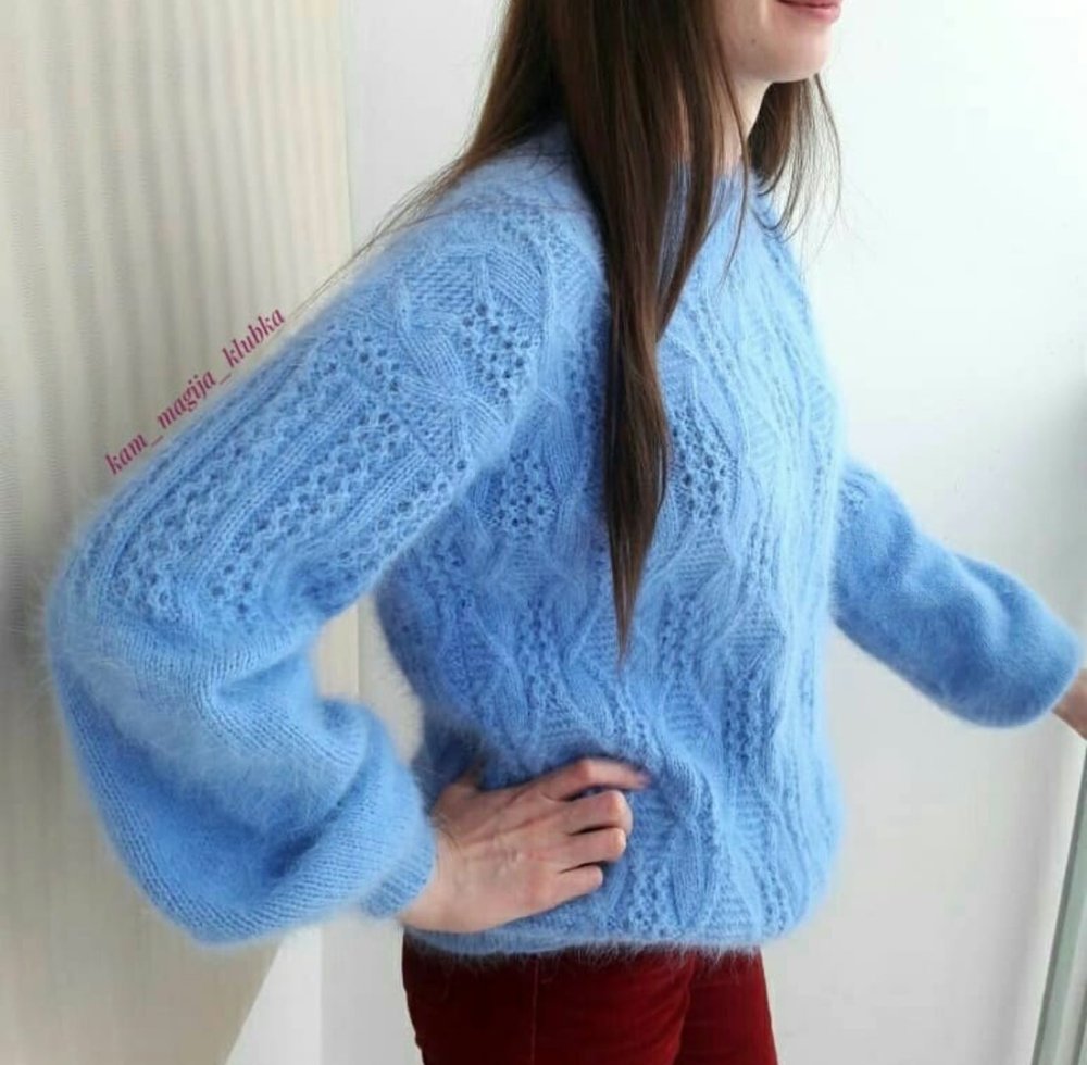 Свитер из пуха норки