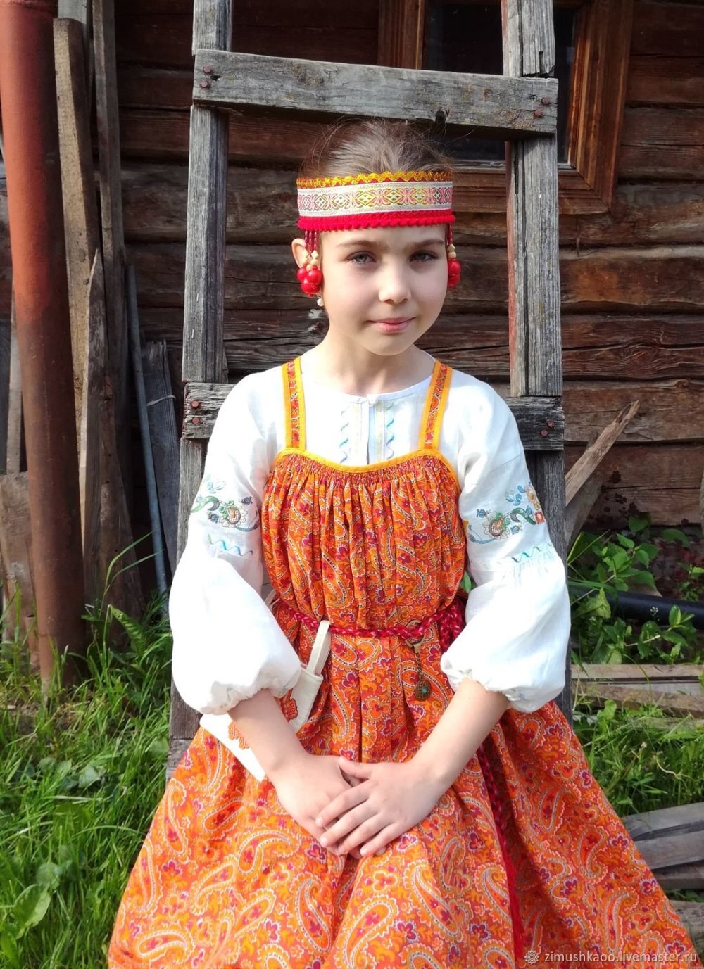 Славянский сарафан