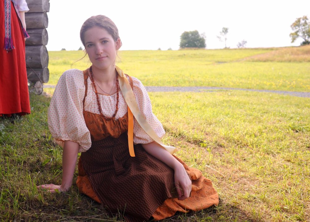 Косоклинный распашной сарафан