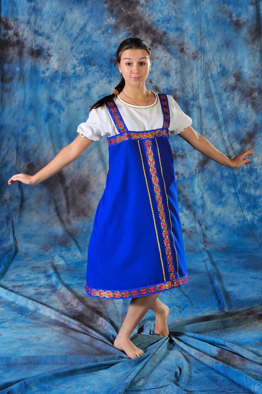 Сарафан из утеплителя для костюма