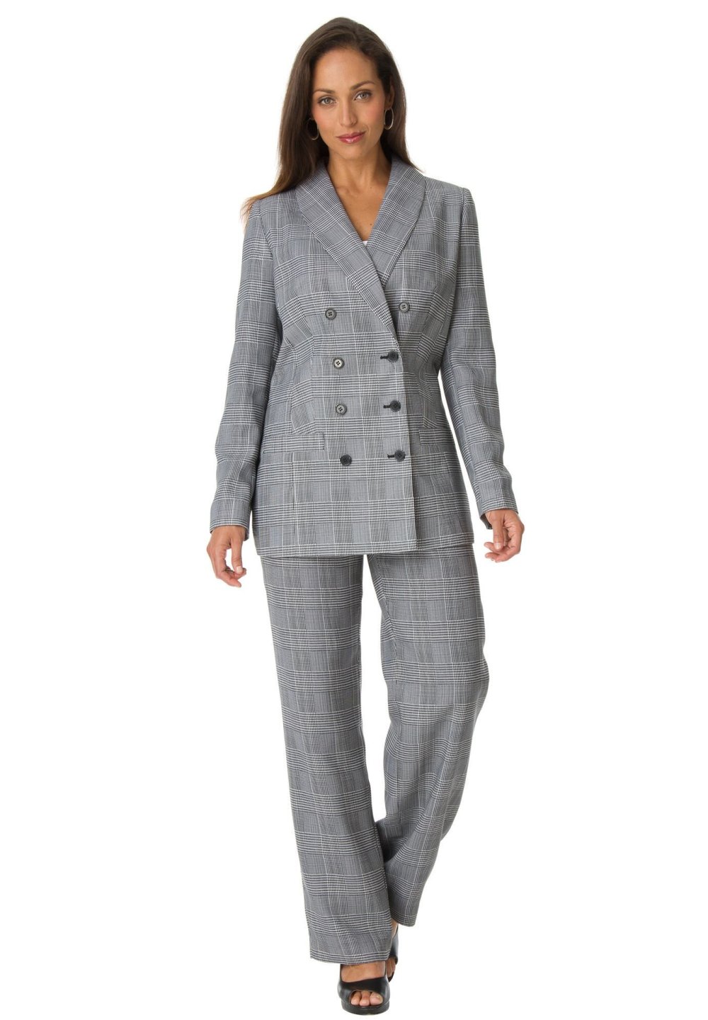 Лакби брючный клетчатый костюм