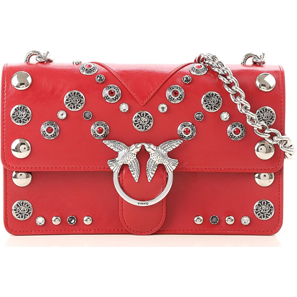 Красная сумка Pinko, код 122578 Pinko