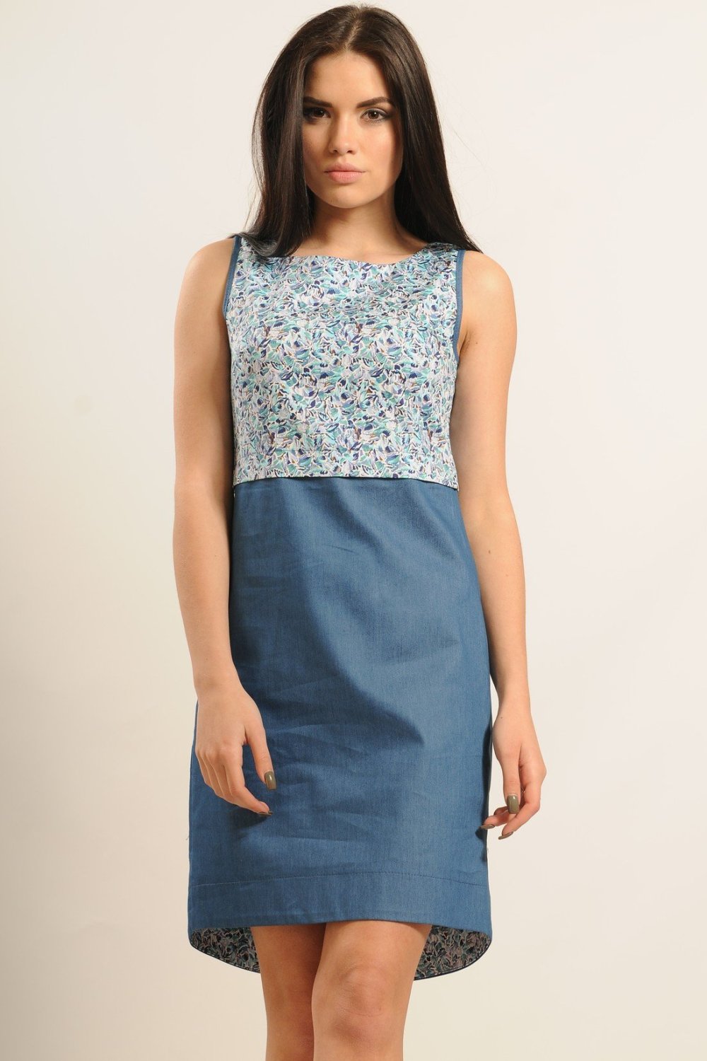 Комбинированные платья