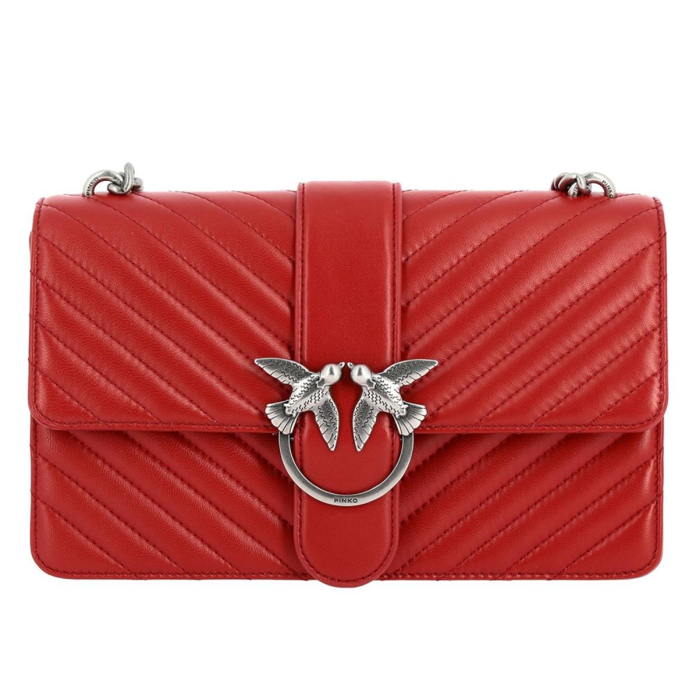 Pinko Love Ruby Red Bag