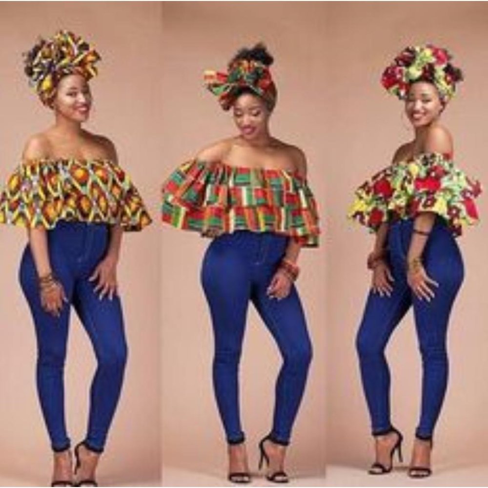 Африканский стиль и джинсы