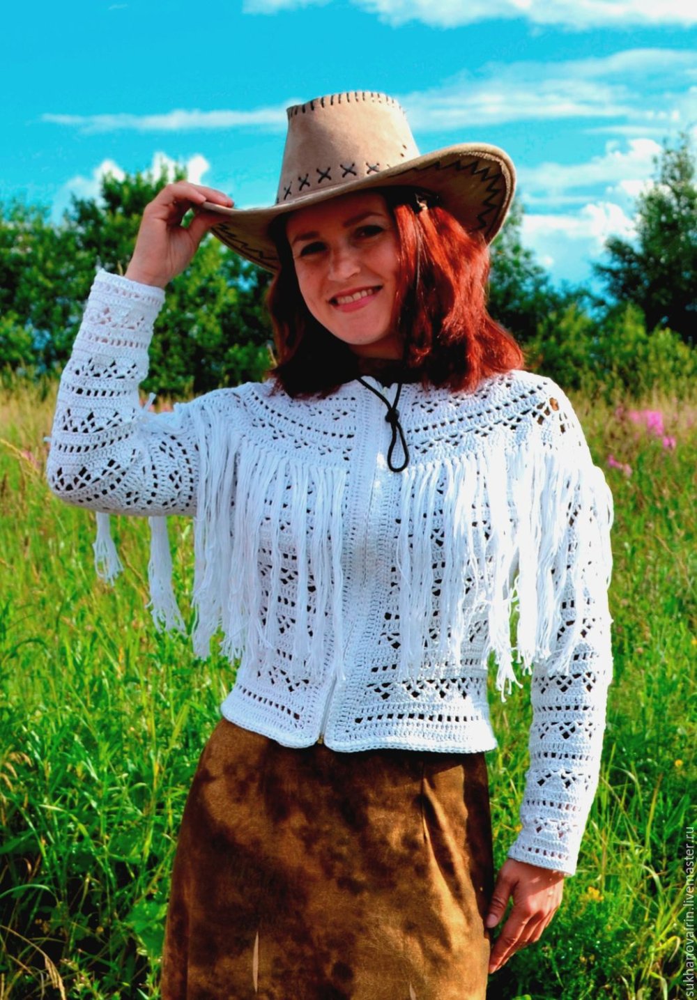 Жакет в стиле фриформ