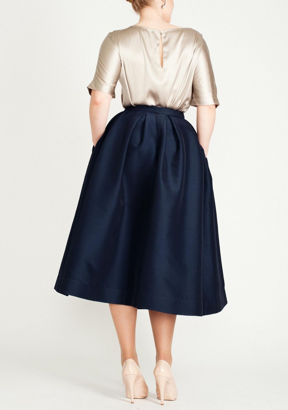 Пышная юбка из тафты