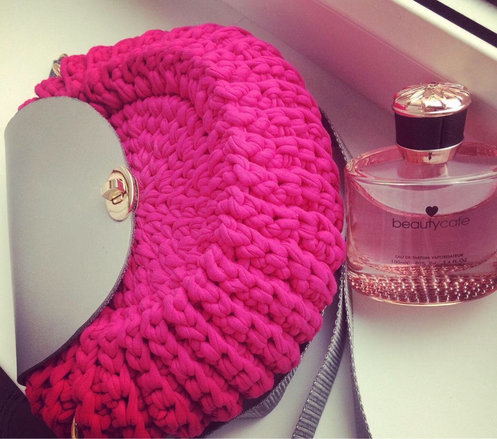 Вязаная сумка Орео