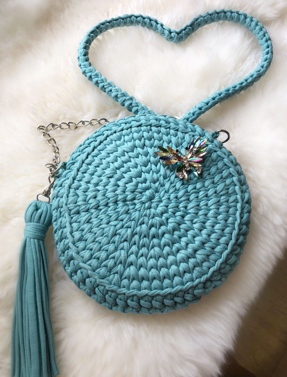 Вязаные сумки лого ручная работа