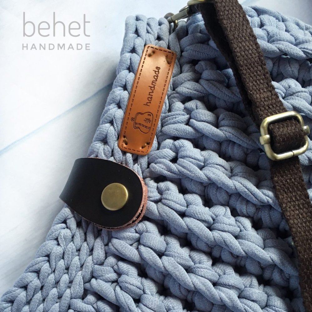 Сумка из трикотажной пряжи Ниагара