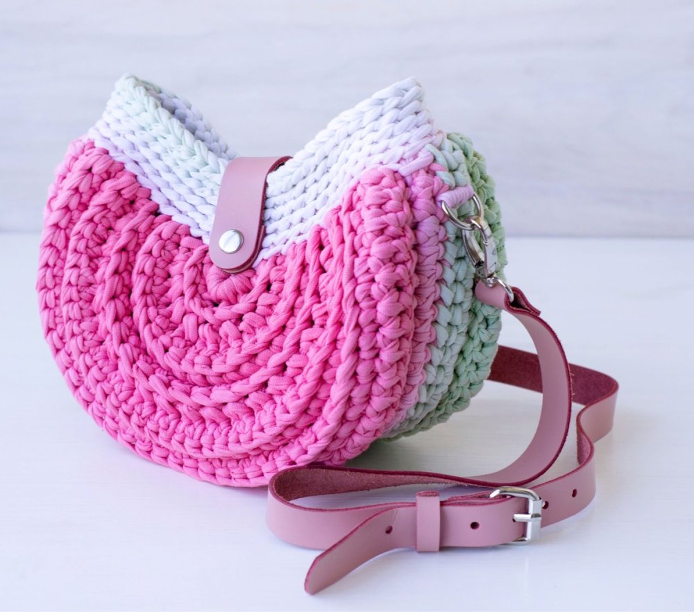 Сумка Наутилус из трикотажной пряжи