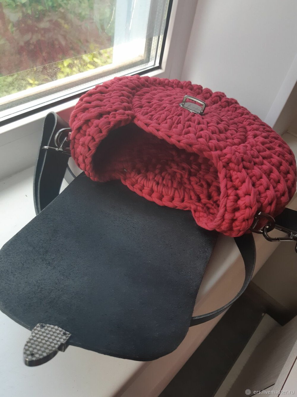 Сумка Зефирка из трикотажной пряжи