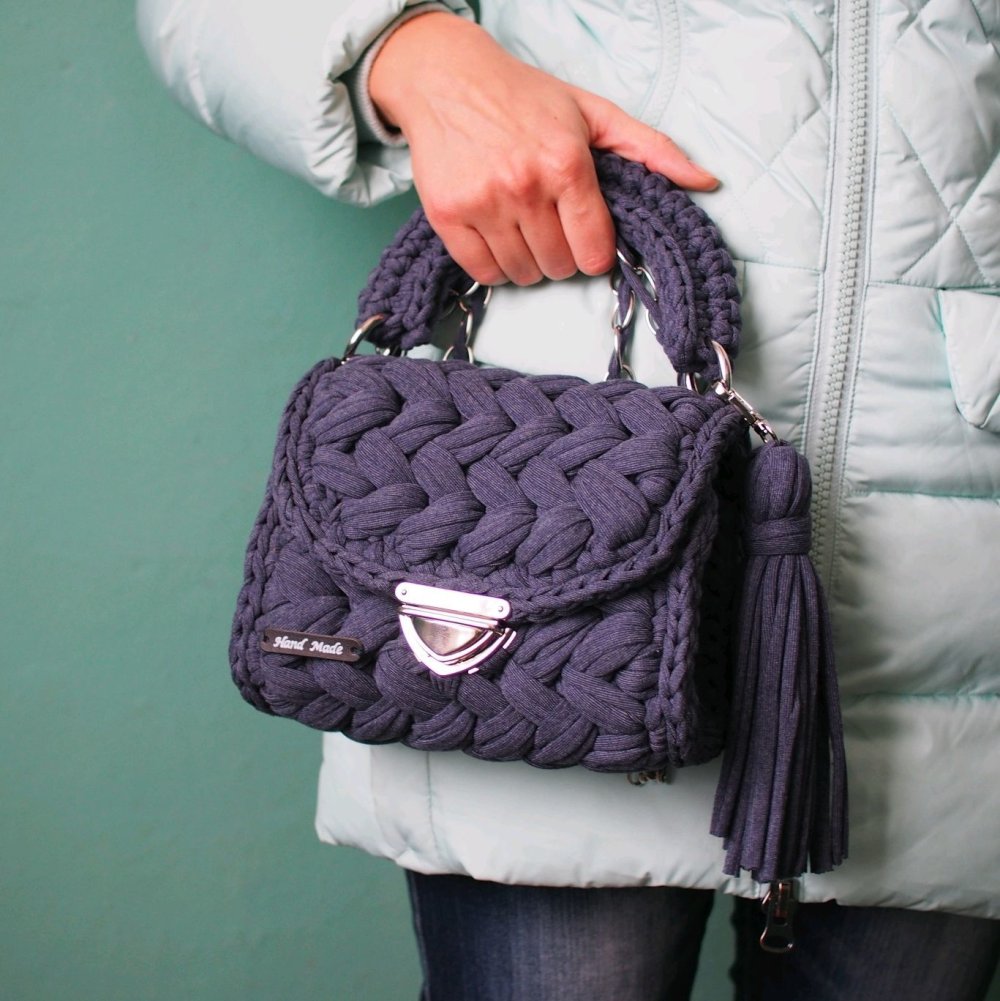 Сумочка Орео из трикотажной пряжи