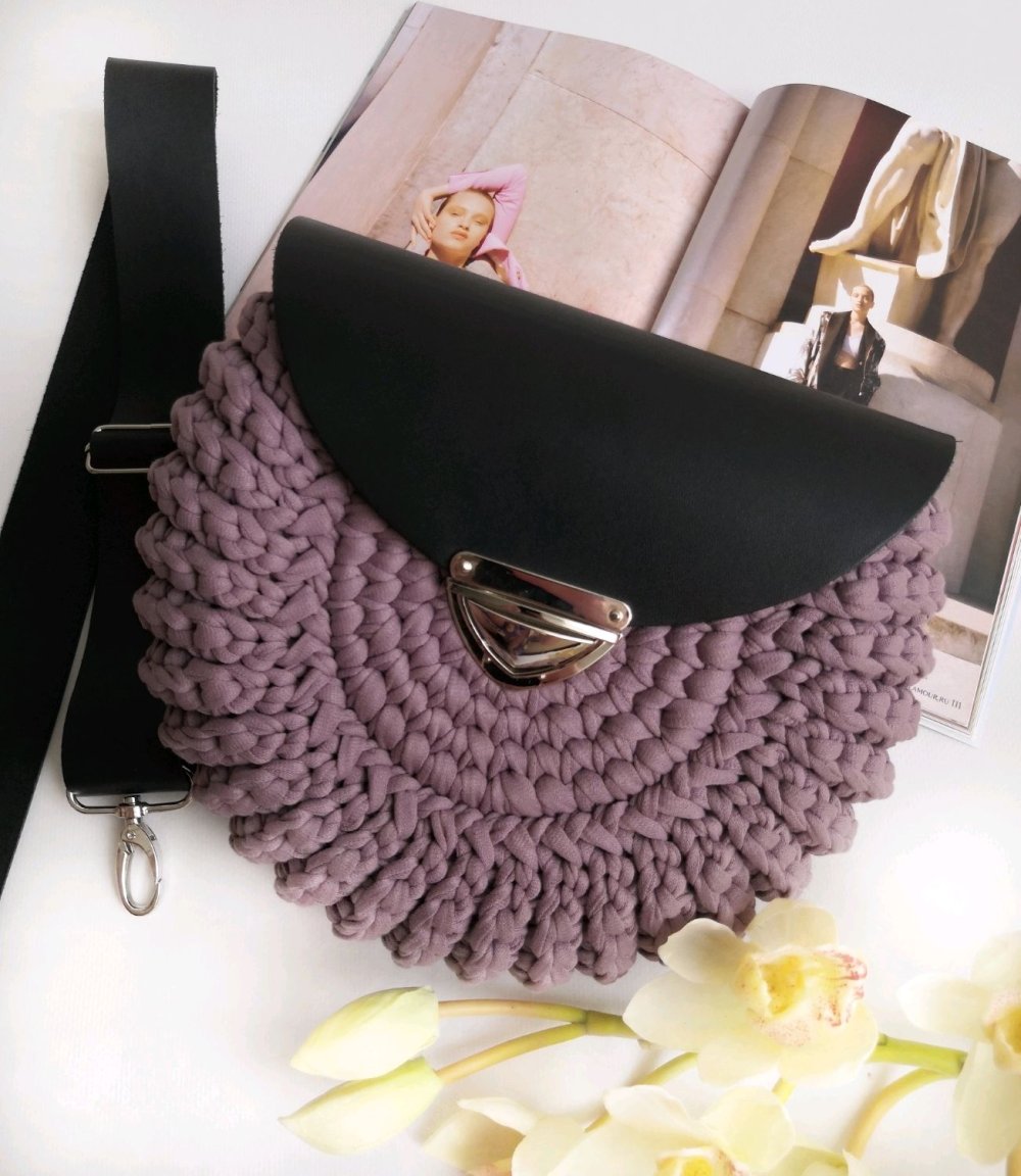 Вязаная сумка Орео