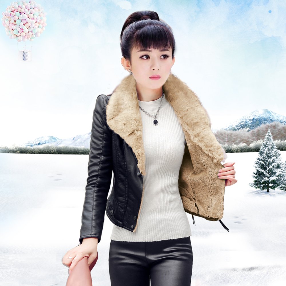 Зимний кожаный плащ