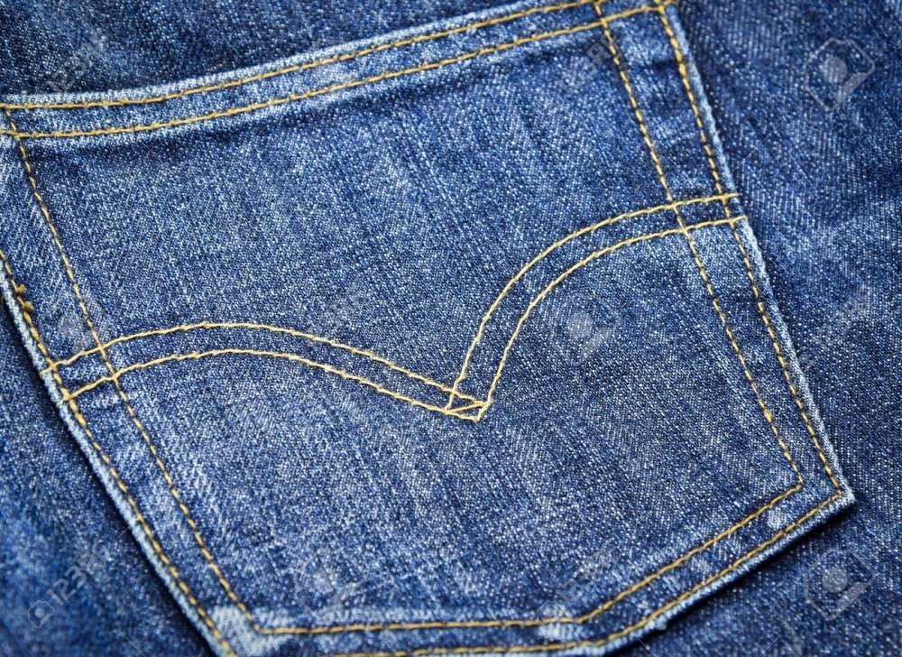 Джинсы с косыми карманами женские