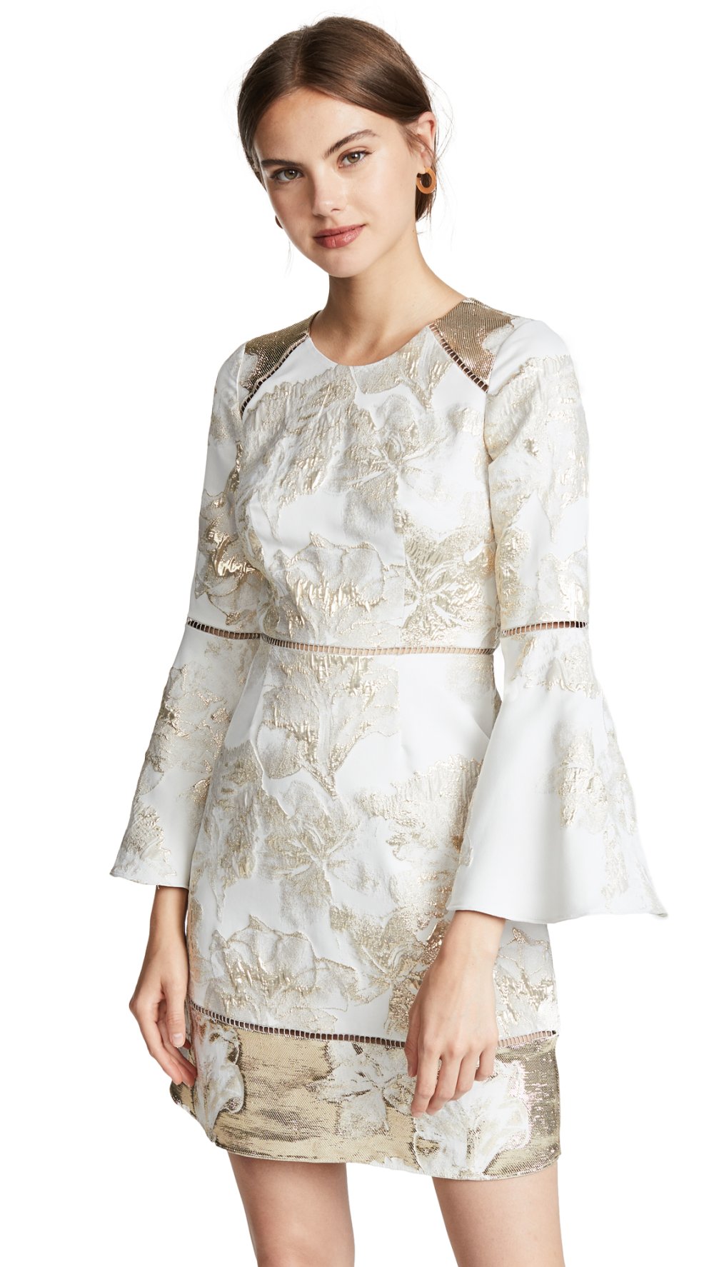 Платье из парчи для полных женщин