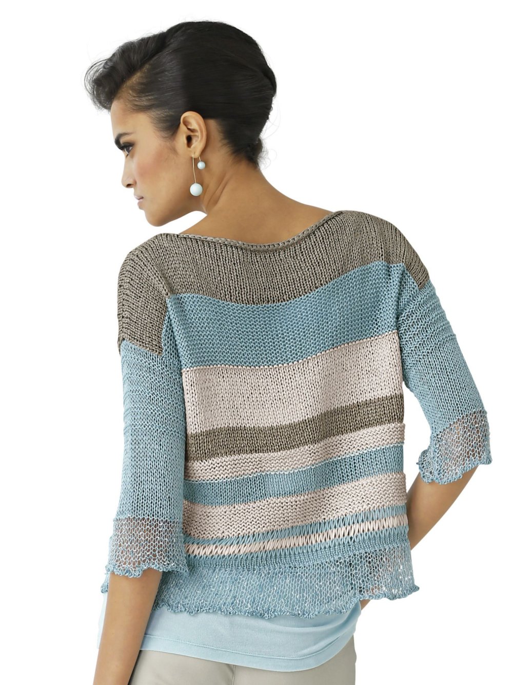 Комбинированные вязаные вещи