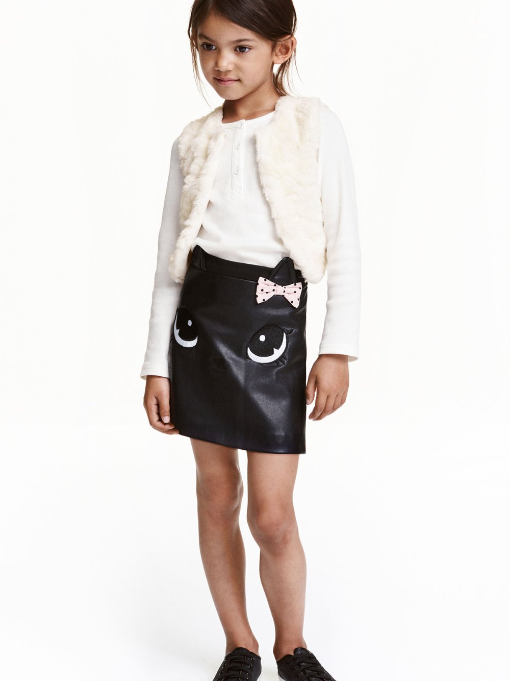 Юбка divided кожаная HM